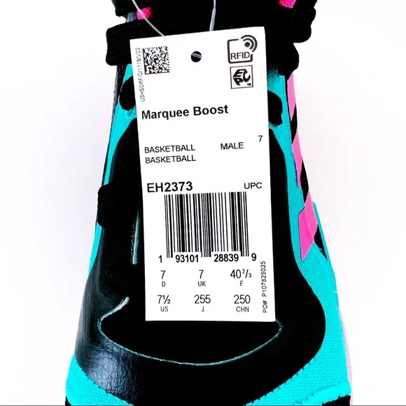 🆕 Adidas Marquee Boost Basketball Sneakers Shoes Size Mens 7.5 Womens 9 - Picture 9 of 9